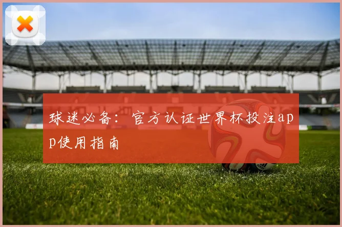 球迷必备：官方认证世界杯投注app使用指南
