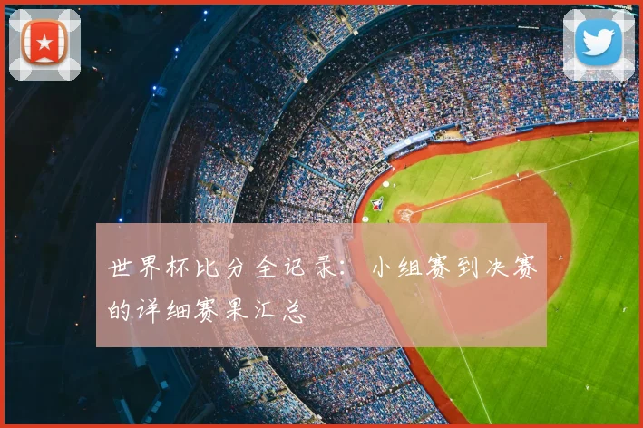 世界杯比分全记录：小组赛到决赛的详细赛果汇总